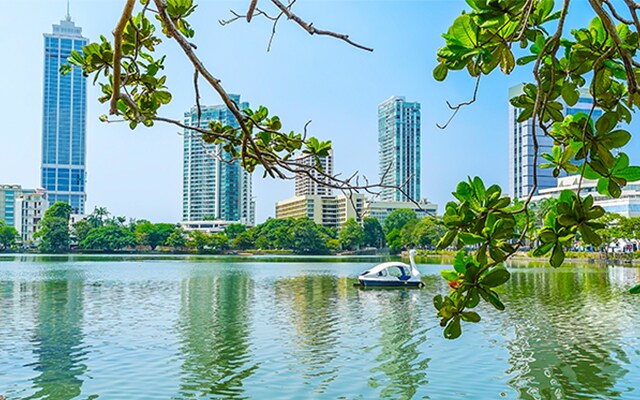 Colombo Boating At Beira Lake Landscape Image